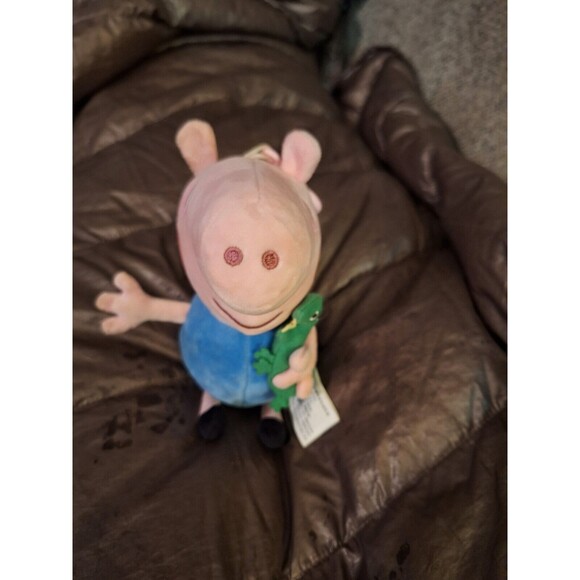 Peppas Brother George Pig -Ty Stuffed Animal/Plush 7 " Beanie Baby Toy - Picture 2 of 7